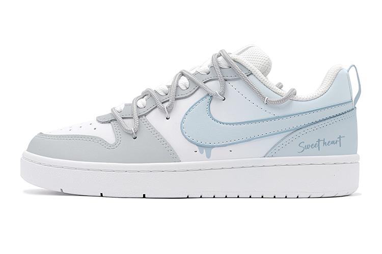 Кеды женские Nike Court Borough 2 Low GS Ice Blue, 38.5 EU