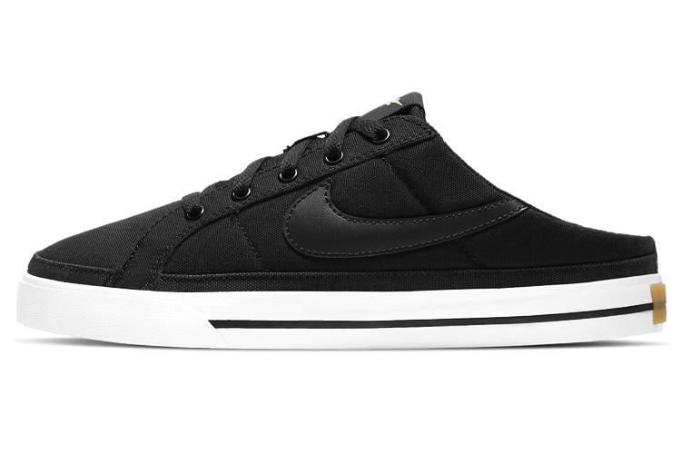 Шлепанцы женские Nike Court Legacy Mule черные, 36 EU