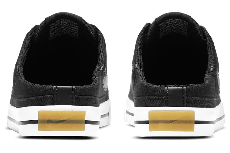 Шлепанцы женские Nike Court Legacy Mule черные, 36 EU