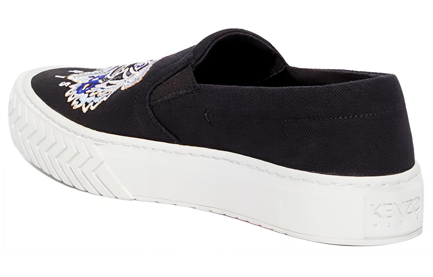 Слипоны женские KENZO K Skate Takumi Takada черные, 37 EU