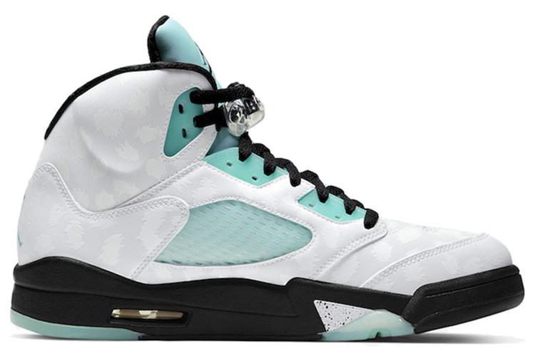 Кеды унисекс Jordan 5 Retro Island Green, 46 EU