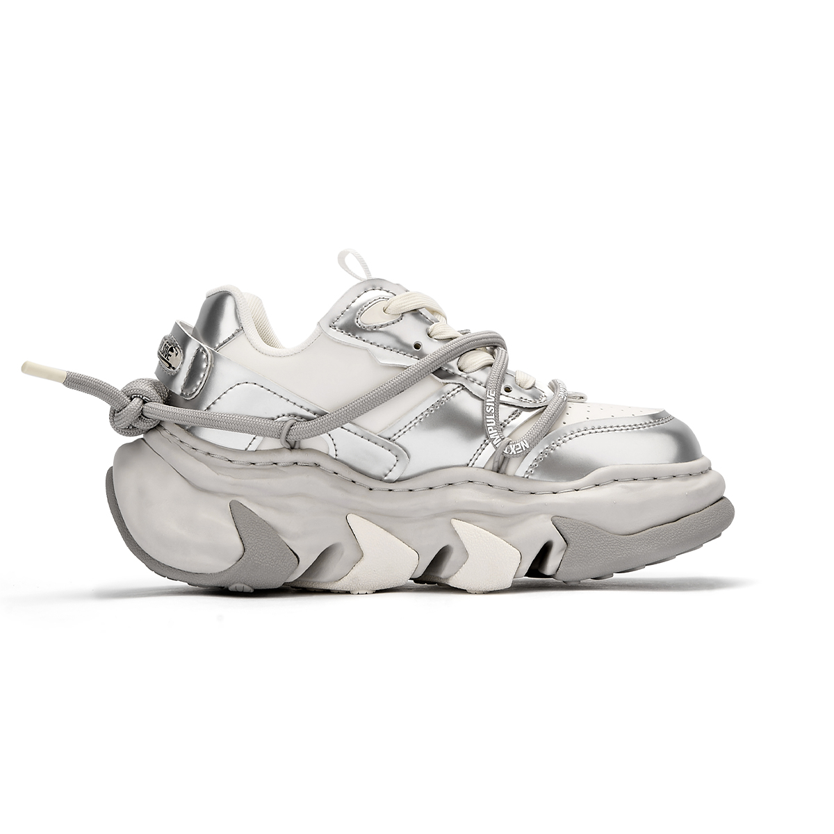 Кроссовки унисекс NEXT IMPULSIVE Dissolve Collection серебристые, 43 EU