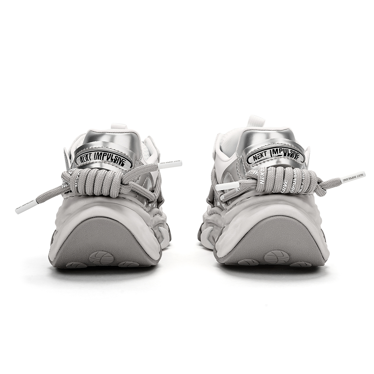 Кроссовки унисекс NEXT IMPULSIVE Dissolve Collection серебристые, 43 EU