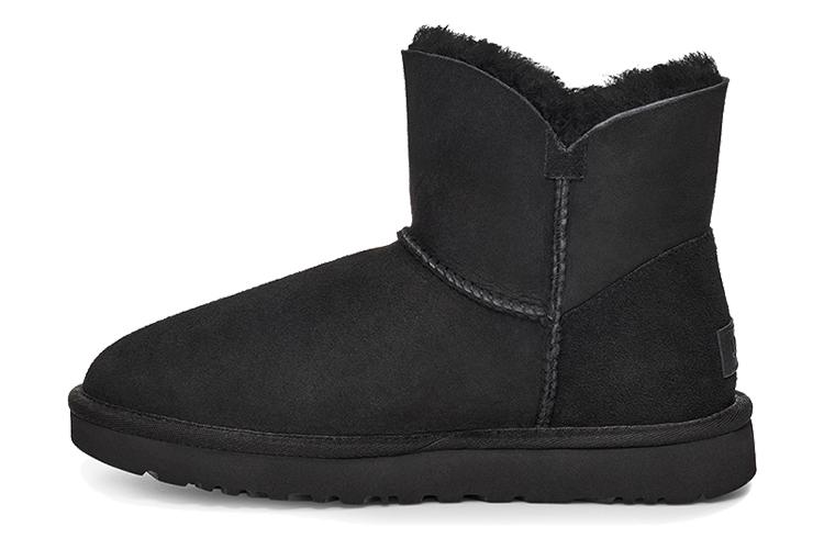 Угги женские UGG Bailey Zip Mini черные