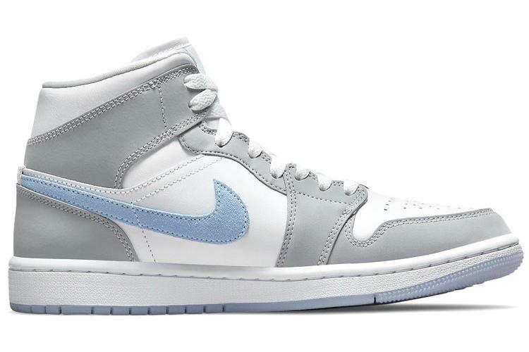 Кеды женские Air Jordan 1 Mid серые, 42.5 EU