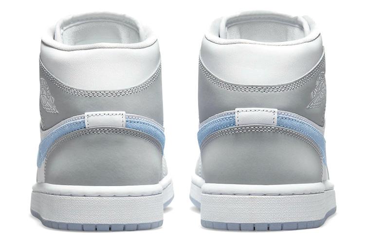 Кеды женские Air Jordan 1 Mid серые, 42.5 EU