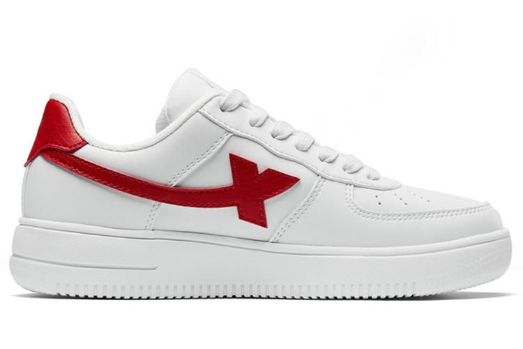 Кеды женские XTEP Air Force 1 белые с красной отделкой, 39 EU