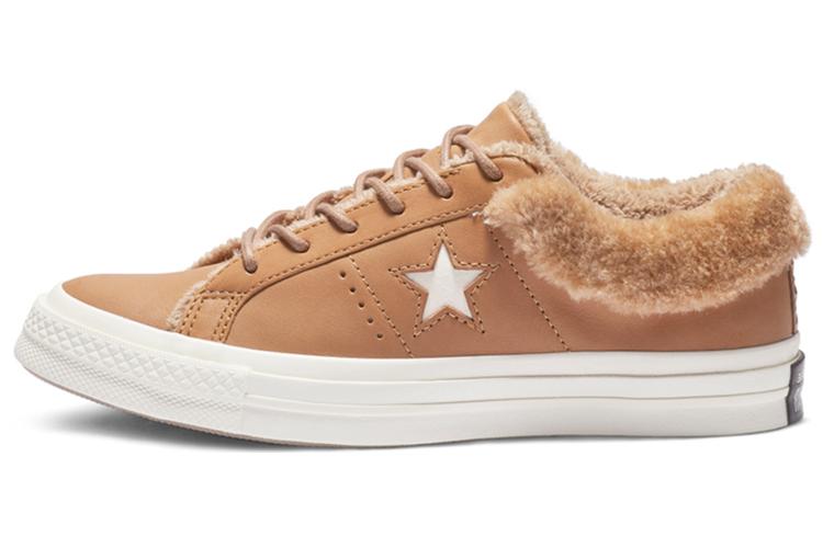 Кеды женские Converse One Star Low Street Warmer Burnt Caramel