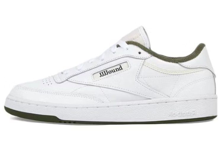 Кеды унисекс Reebok Club C JJJJound белые, 37.5 EU