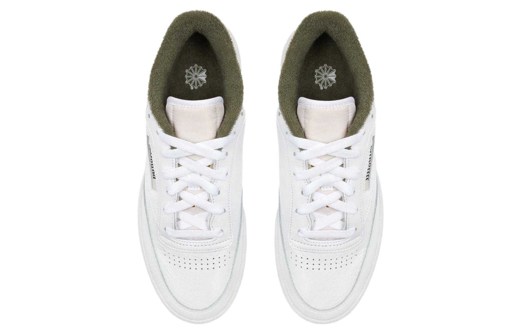 Кеды унисекс Reebok Club C JJJJound белые, 37.5 EU