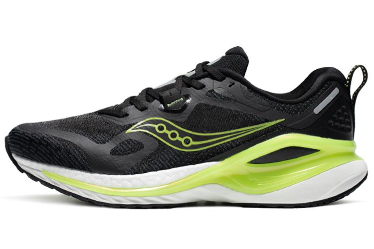 Кроссовки мужские Saucony Phoenix Inferno 1 черно-зеленые, 42 EU