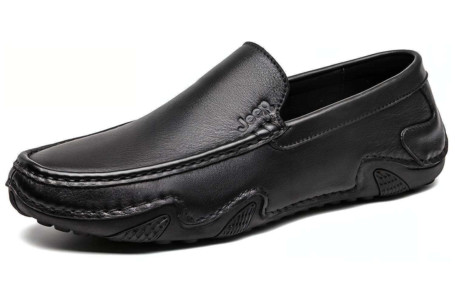 Мокасины мужские JEEP B10386710B черные, 42 EU