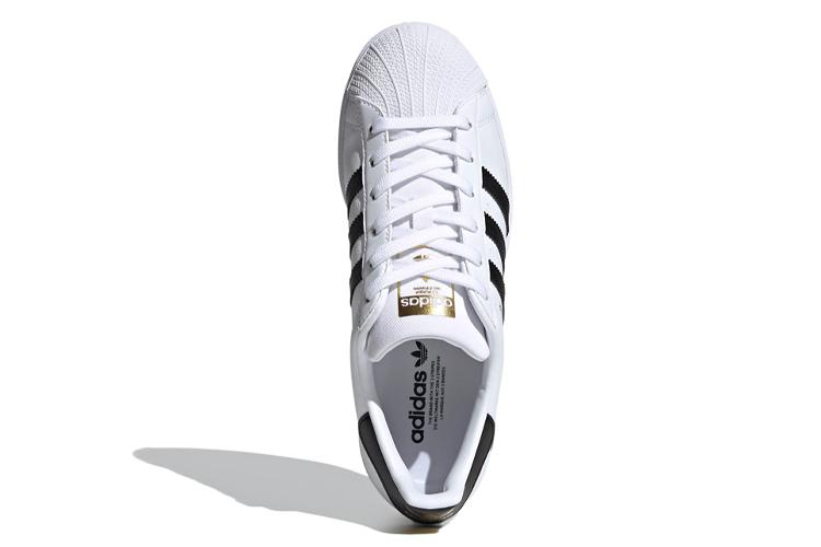 Кеды женские Adidas Originals Superstar Trefoil белые и черные, 36 2/3 EU