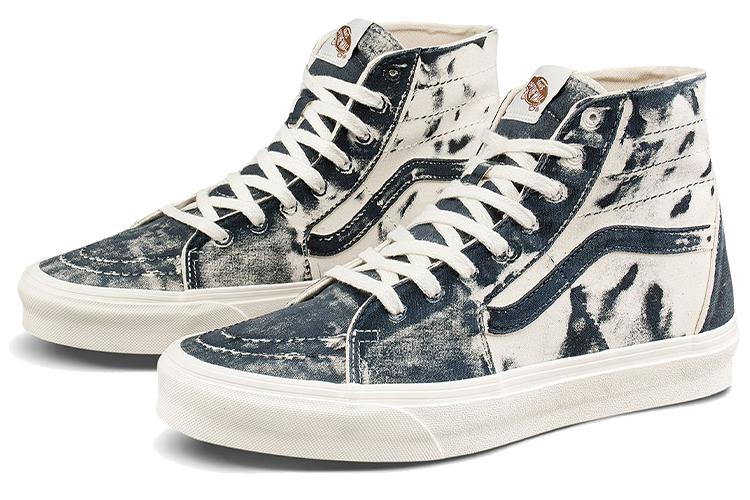 Кеды унисекс Vans SK8-Hi Tapered синий/белый, 35 EU