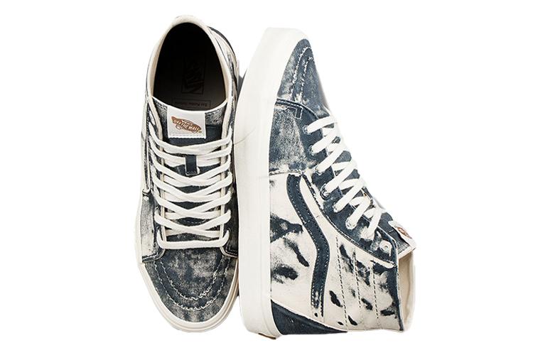 Кеды унисекс Vans SK8-Hi Tapered синий/белый, 35 EU