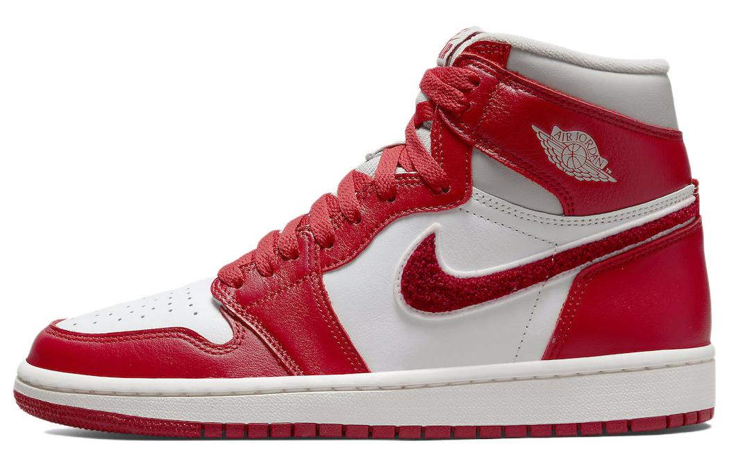 Кеды женские Jordan 1 Retro High OG красные, 37.5 EU