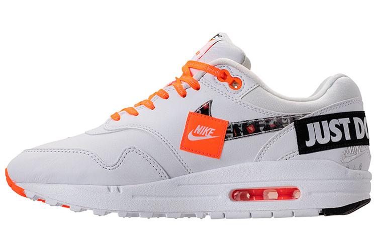 Кроссовки женские Nike Air Max 1 Just Do It белые, 37.5 EU