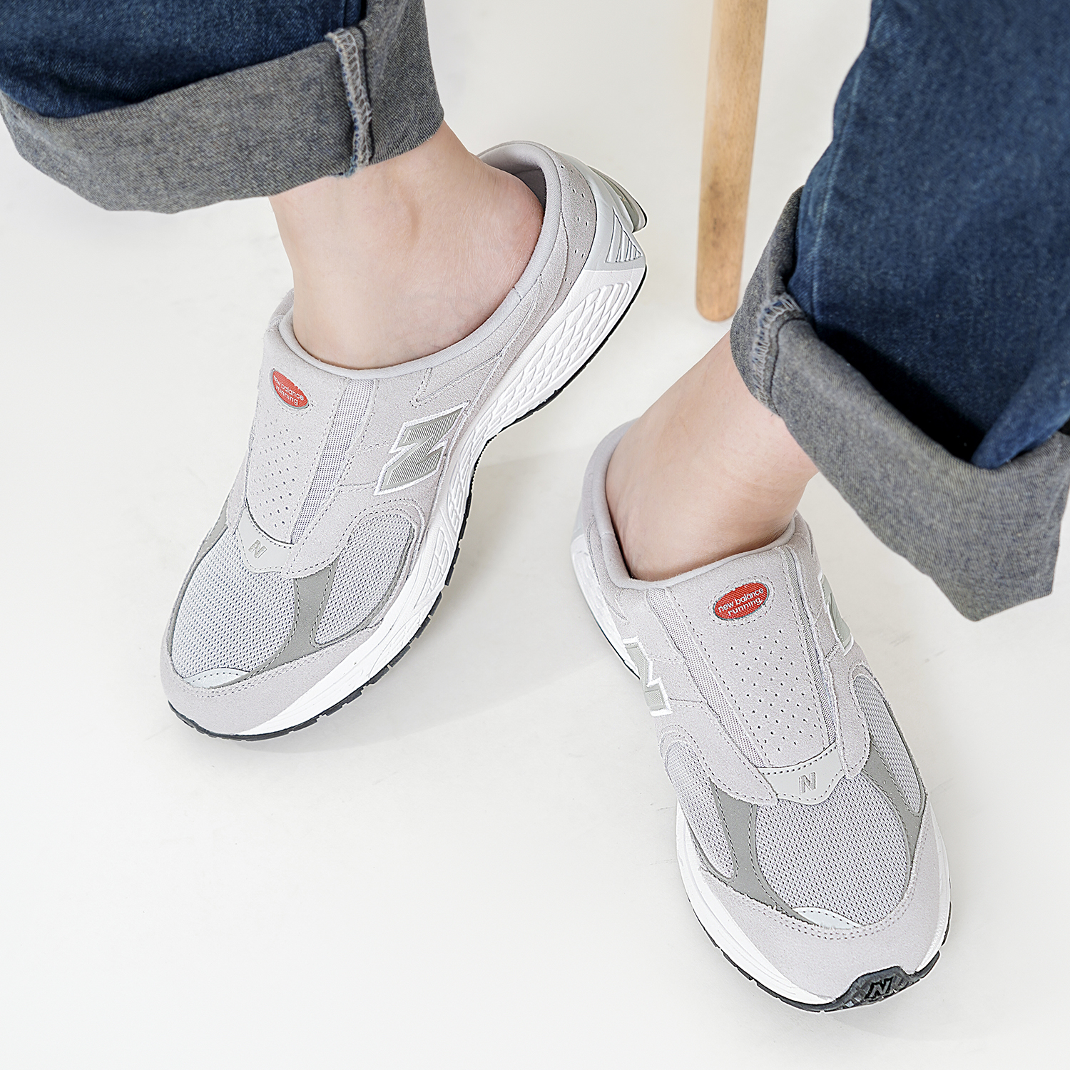 Кроссовки мужские New Balance 2002R Mule Rain Cloud, 44 EU