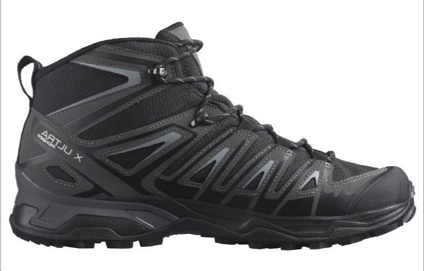 Ботинки мужские Salomon X Ultra Pioneer Mid CSWP черные, 44 2/3 EU