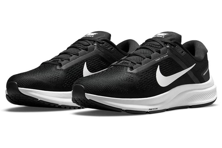 Беговые кроссовки мужские Nike Air Zoom Structure 24 черные, 44.5 EU