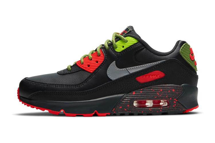 Кроссовки женские Nike Air Max 90 GS черные, 38.5 EU