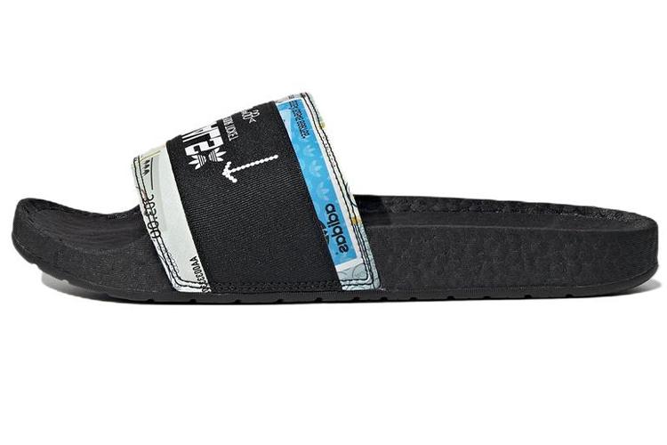Сланцы унисекс Adidas Originals Adilette Black White