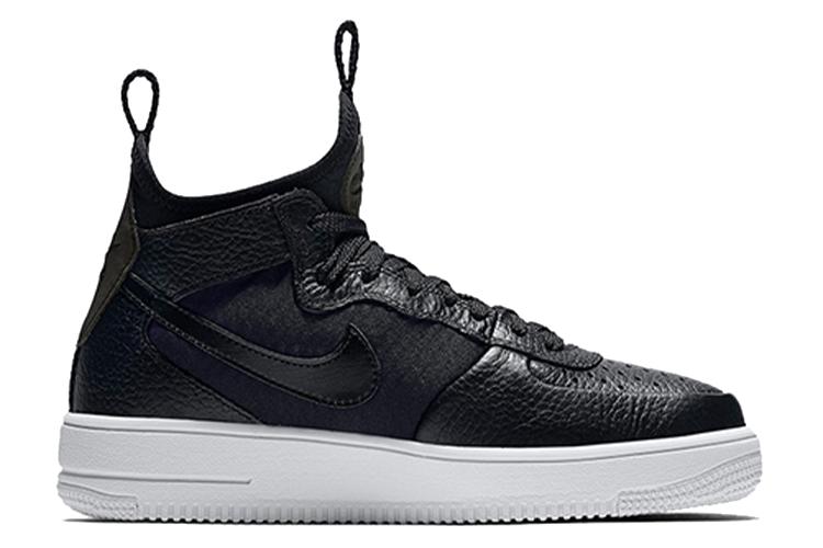 Кеды женские Nike Air Force 1 Ultraforce Mid черно-белые, 37.5 EU