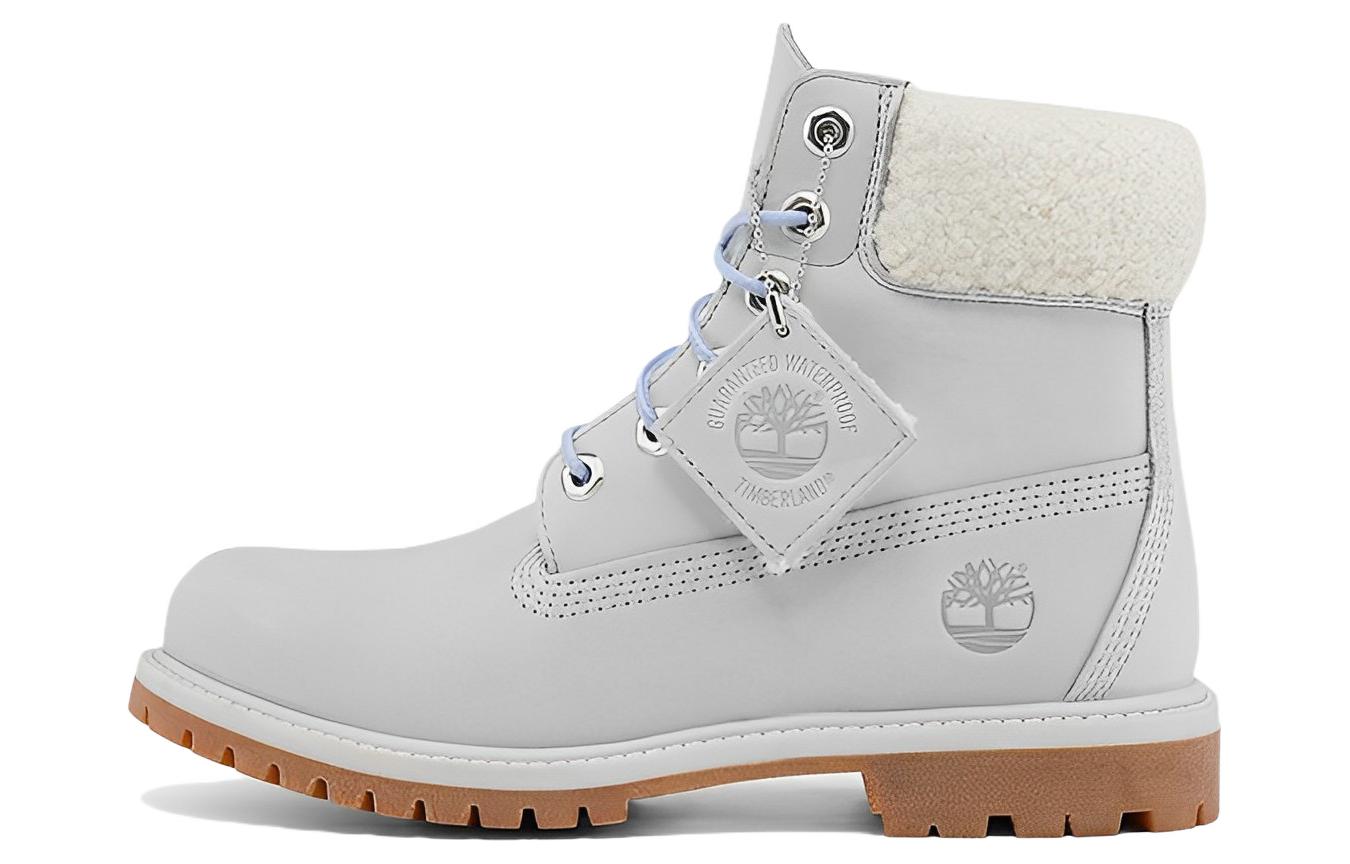 Ботинки женские Timberland 6 Inch Premium Waterproof светло-серые, 38 EU