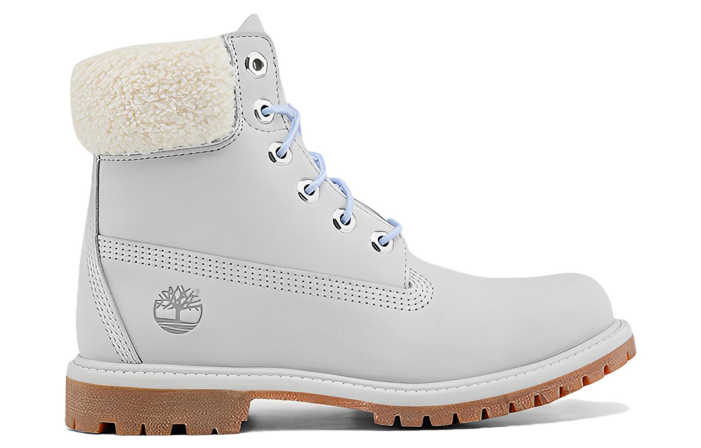 Ботинки женские Timberland 6 Inch Premium Waterproof светло-серые, 38 EU