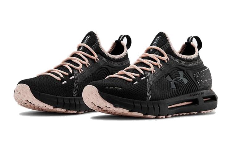 Кроссовки женские Under Armour HOVR Phantom SE Trek черно-розовые, 40 EU