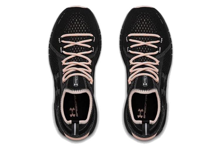 Кроссовки женские Under Armour HOVR Phantom SE Trek черно-розовые, 40 EU