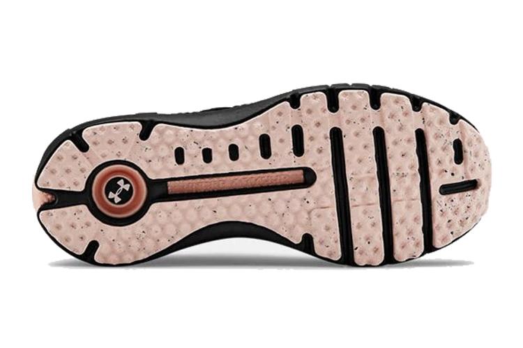 Кроссовки женские Under Armour HOVR Phantom SE Trek черно-розовые, 40 EU
