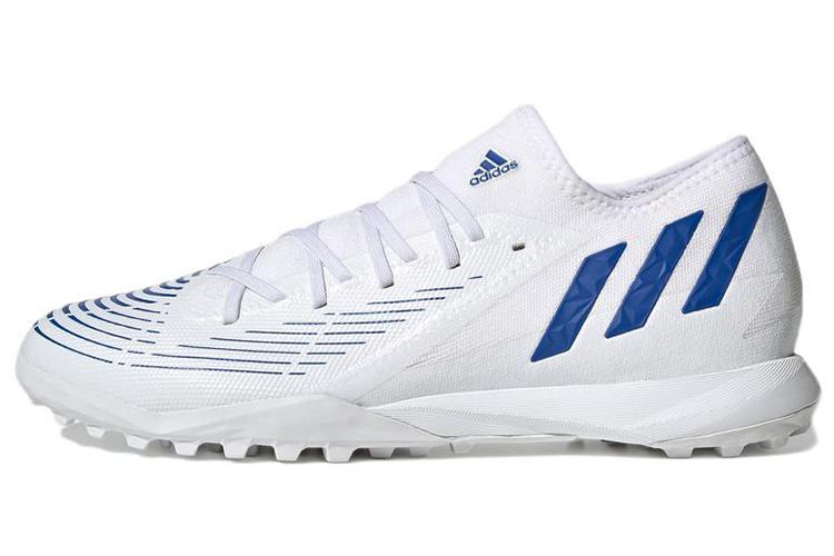 Футбольные бутсы мужские Adidas Predator Edge.3 L Tf белые и синие, 43 EU