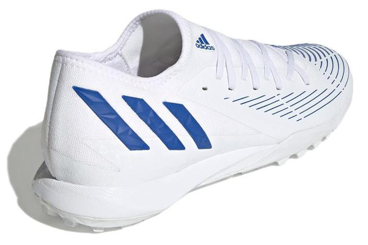 Футбольные бутсы мужские Adidas Predator Edge.3 L Tf белые и синие, 43 EU