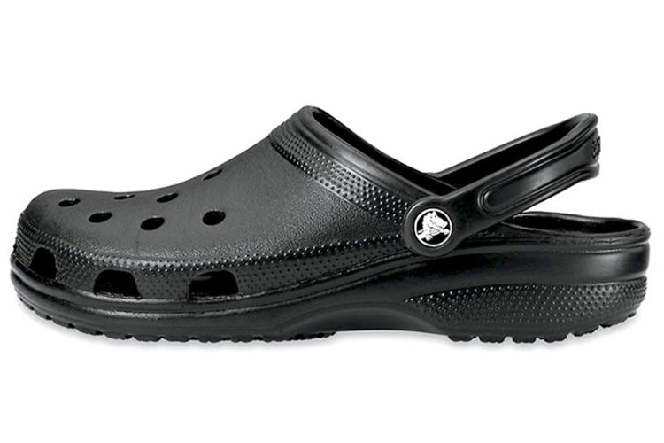 Шлепанцы унисекс Crocs Classic Beach Sandals черные, 36-37 EU