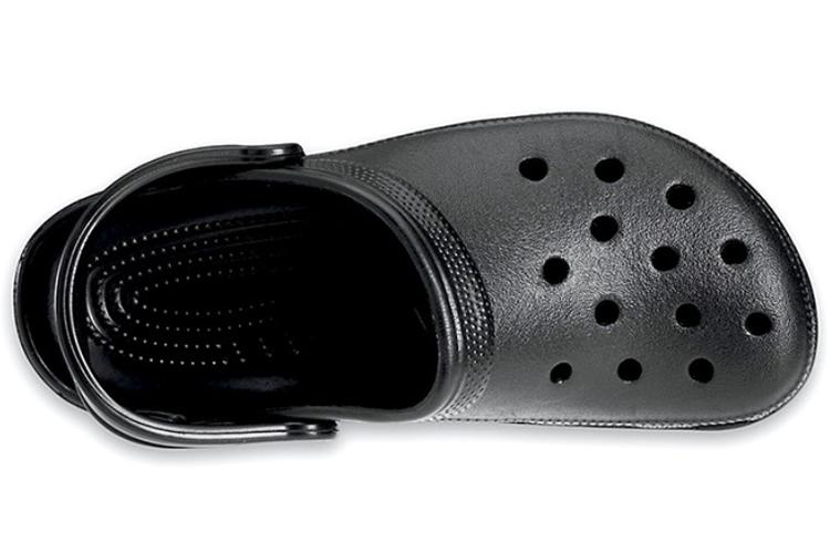 Шлепанцы унисекс Crocs Classic Beach Sandals черные, 36-37 EU