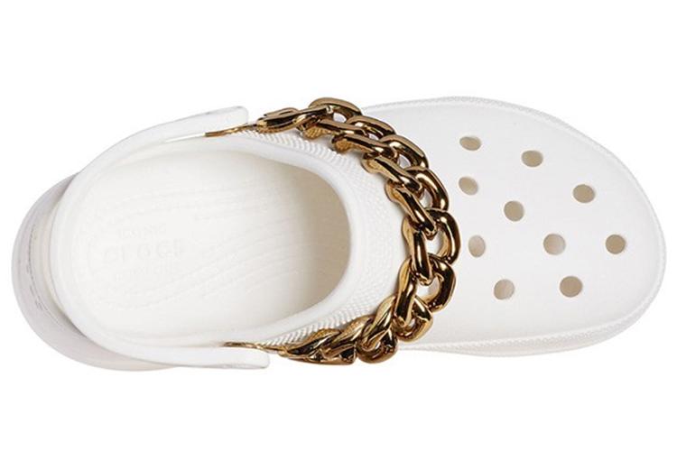 Сандалии женские Crocs Retro Chain белые, 34-35 EU