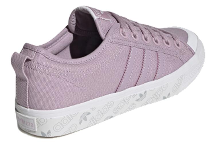 Кеды женские Adidas Nizza W светло-розовые и пурпурно-серые, 38 2/3 EU