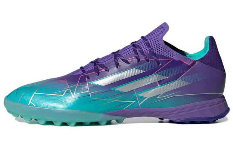 Футбольные бутсы мужские Adidas X Speedflow.1 синего и фиолетового цвета