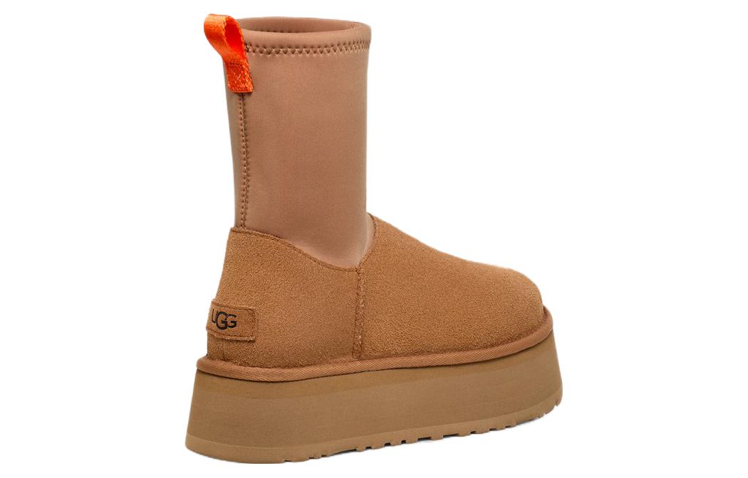 Угги женские UGG Classic Dipper Boot каштановые, 38 EU