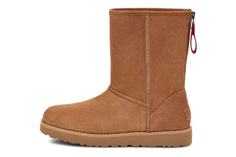 Угги женские UGG Classic Short Logo Zip, 36 EU