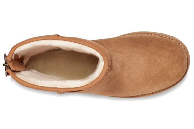 Угги женские UGG Classic Short Logo Zip, 36 EU