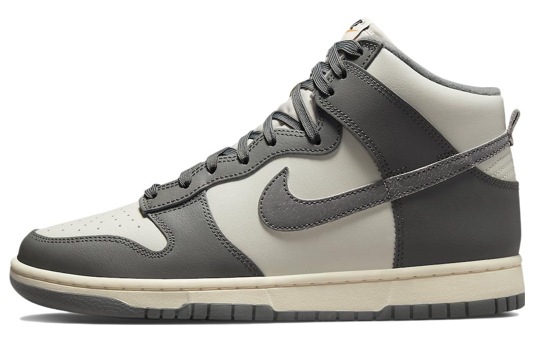 Кроссовки мужские Nike Dunk High SE светло-серые, 42.5 EU