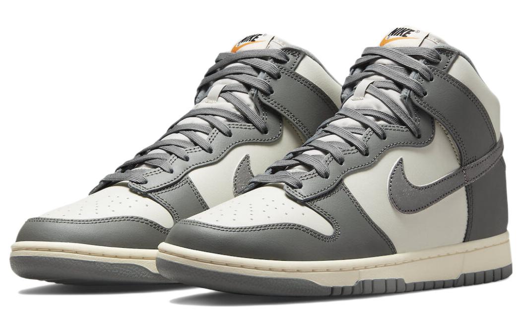 Кроссовки мужские Nike Dunk High SE светло-серые, 42.5 EU