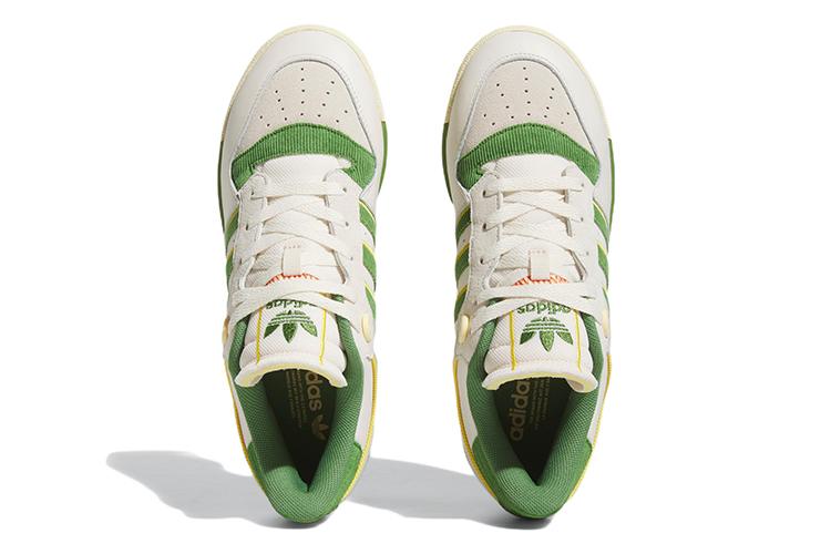 Кроссовки унисекс Adidas Rivalry Low 86 Pinkwhite Green Yellow, 44 2/3 EU