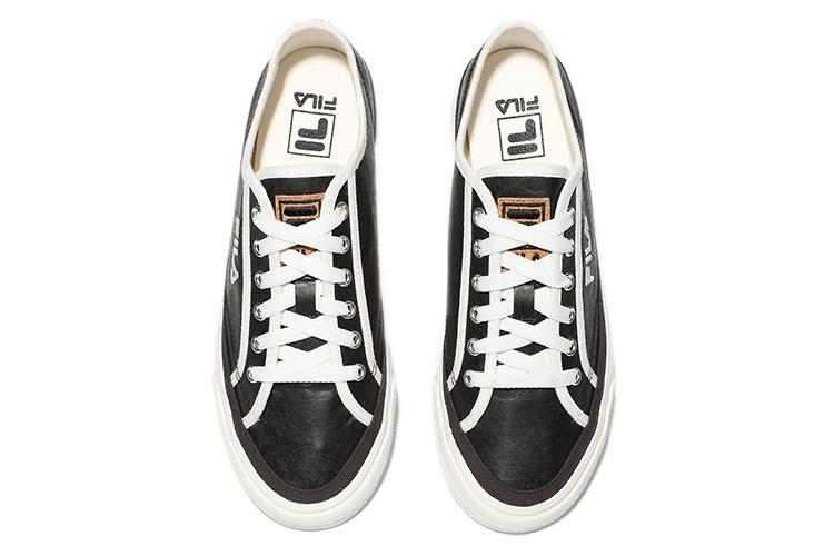 Кроссовки унисекс FILA Earth Touch Low Top черно-белые, 230 EU