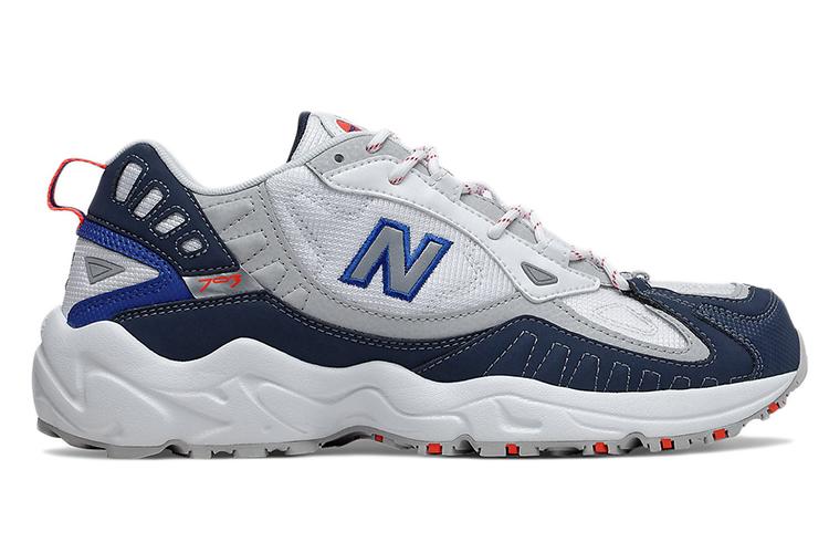 Кроссовки мужские New Balance 703 белые и темно-синие, 40 EU