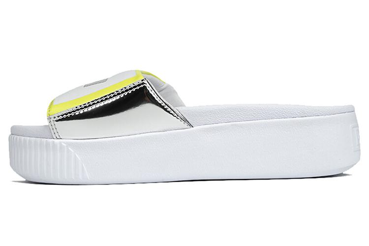 Шлепанцы женские PUMA Platform Slide TZ белые