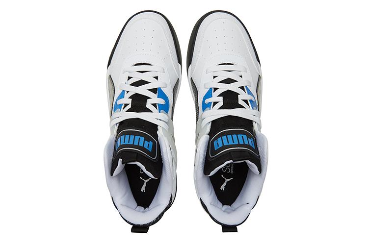 Кроссовки унисекс PUMA Backcourt белые/синие