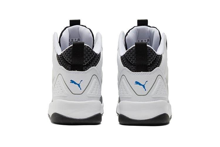 Кроссовки унисекс PUMA Backcourt белые/синие